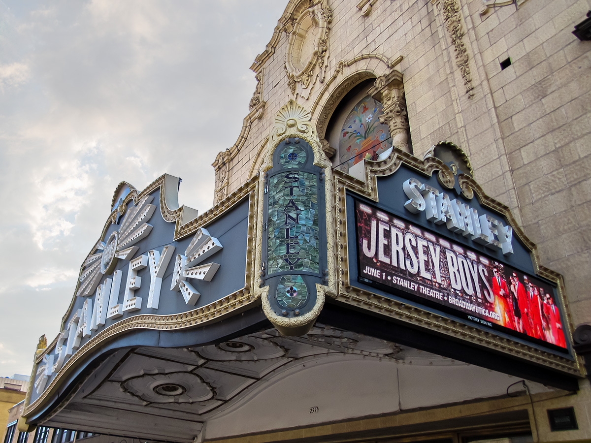 Stanley Theatre; 6mm, 3'5" x 13'3", Utica, NY